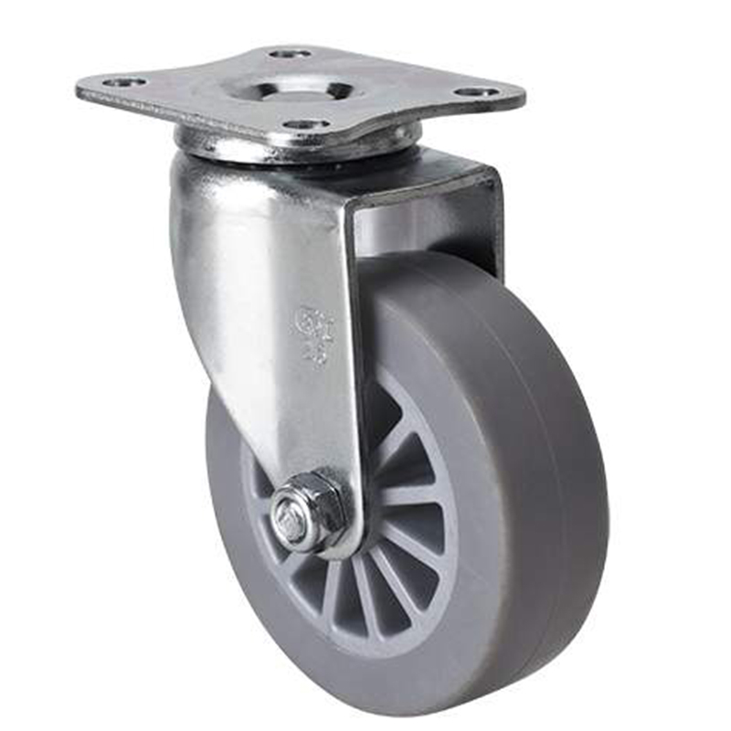 EDL Mini 2.5'' 30kg Plate Swivel TPE Caster 261125-2625-53