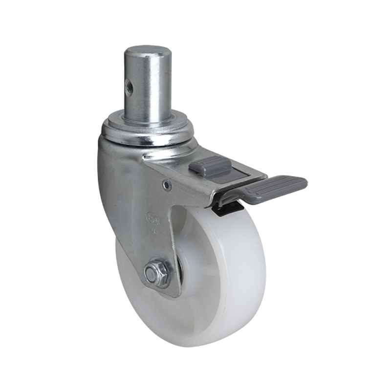 EDL Medium 4'' 150Kg Stem Plastic Dual Brake TPA Caster 50164H-504-26