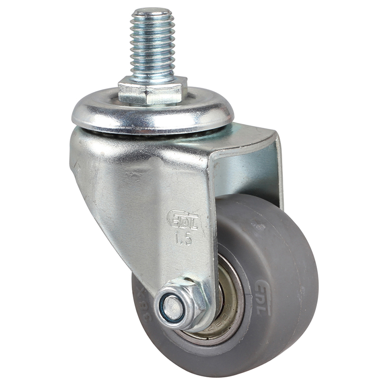 EDL Mini 1.5'' 35kg Threaded Swivel TPE Caster 261315-2615-56