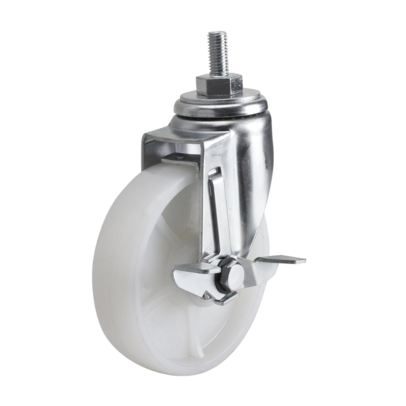 EDL Medium 5'' 130Kg Threaded Side Wheel Brake PA Caster50145C-505-25/C