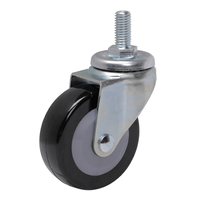 EDL Light 3'' 60kg Threaded Swivel PU Caster 33133-363-64